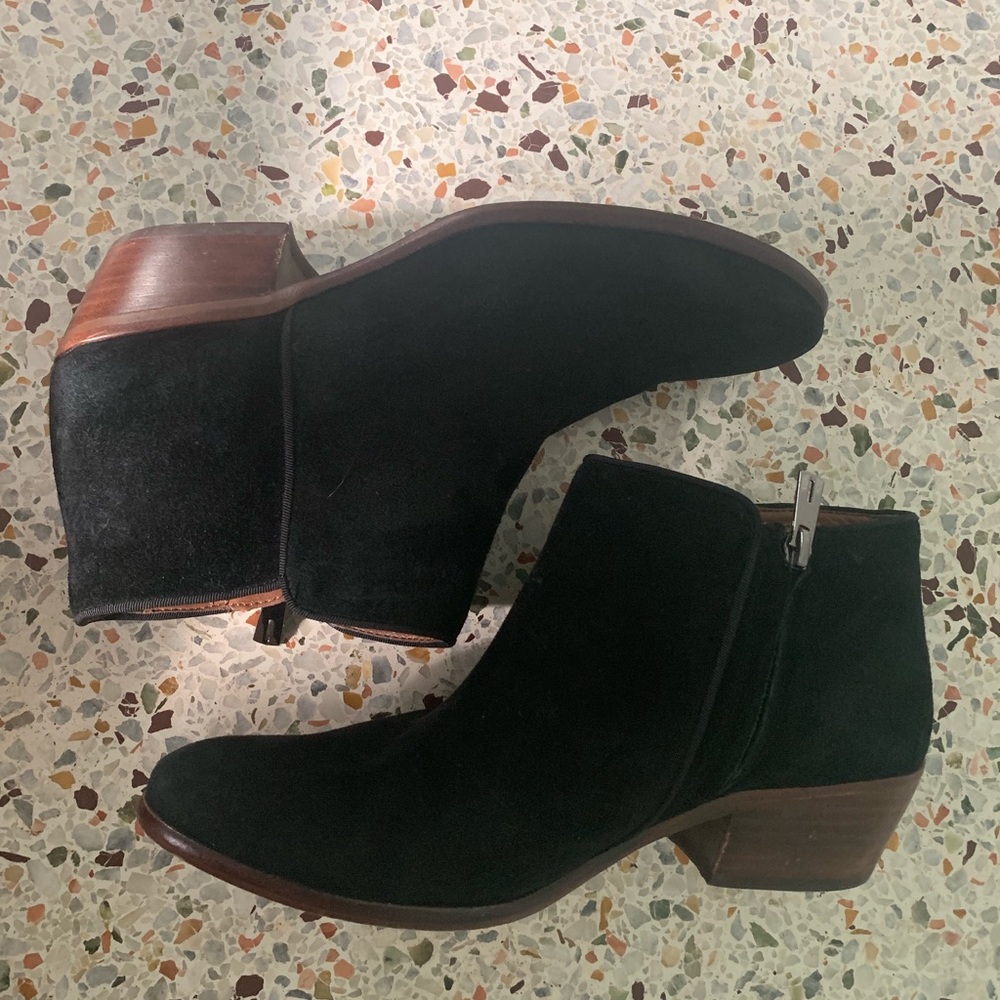 Sam Edelman Petty Ankle Bootie Black Suede